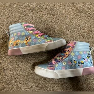 Toddler Bluey high top shoes